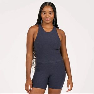NWT Vuori Elevation Plyo Tank Size Small color Midnight Heather (navy)